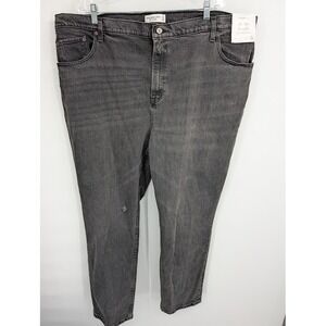 Abercrombie & Fitch NWT Women 90's Straight Ultra High Rise Black‎ Jeans 36/22R